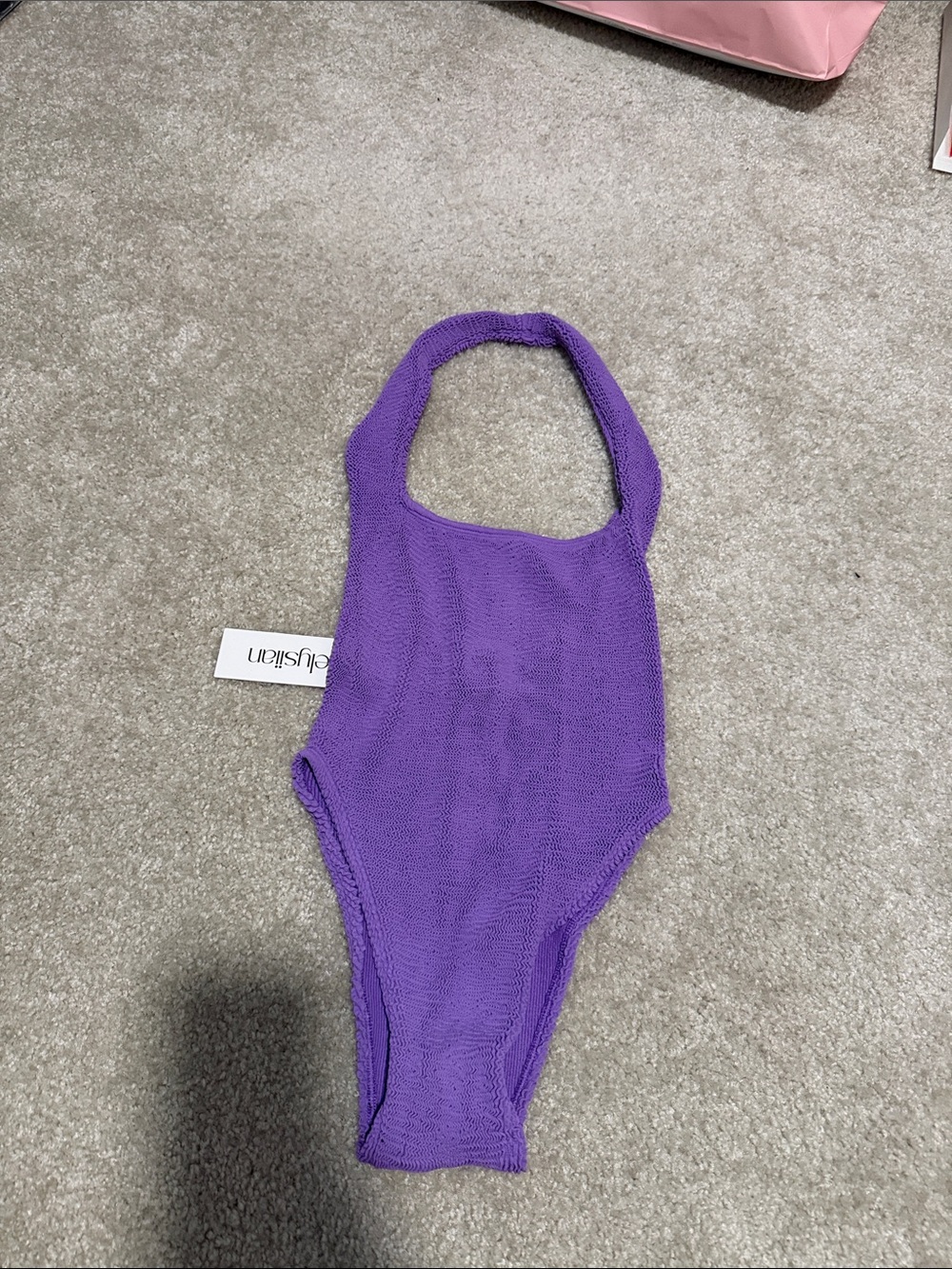 Balboa Halter Square One-Piece Swimsuit - Wisteria